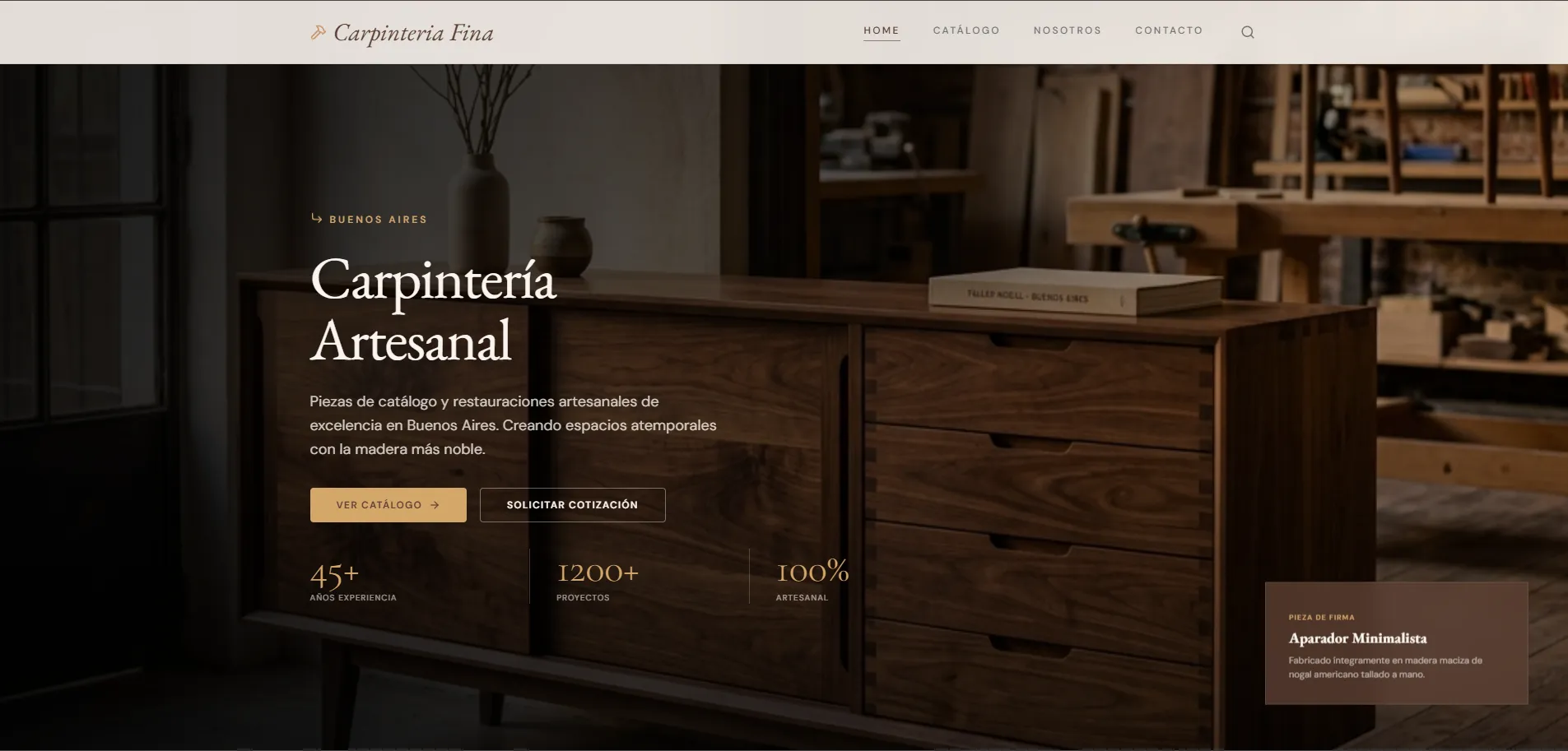 Carpintería Fina